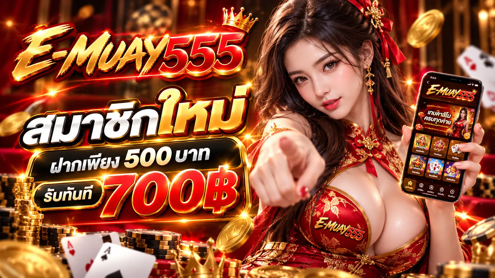 EMUAY555 โปรสมาชิกใหม่